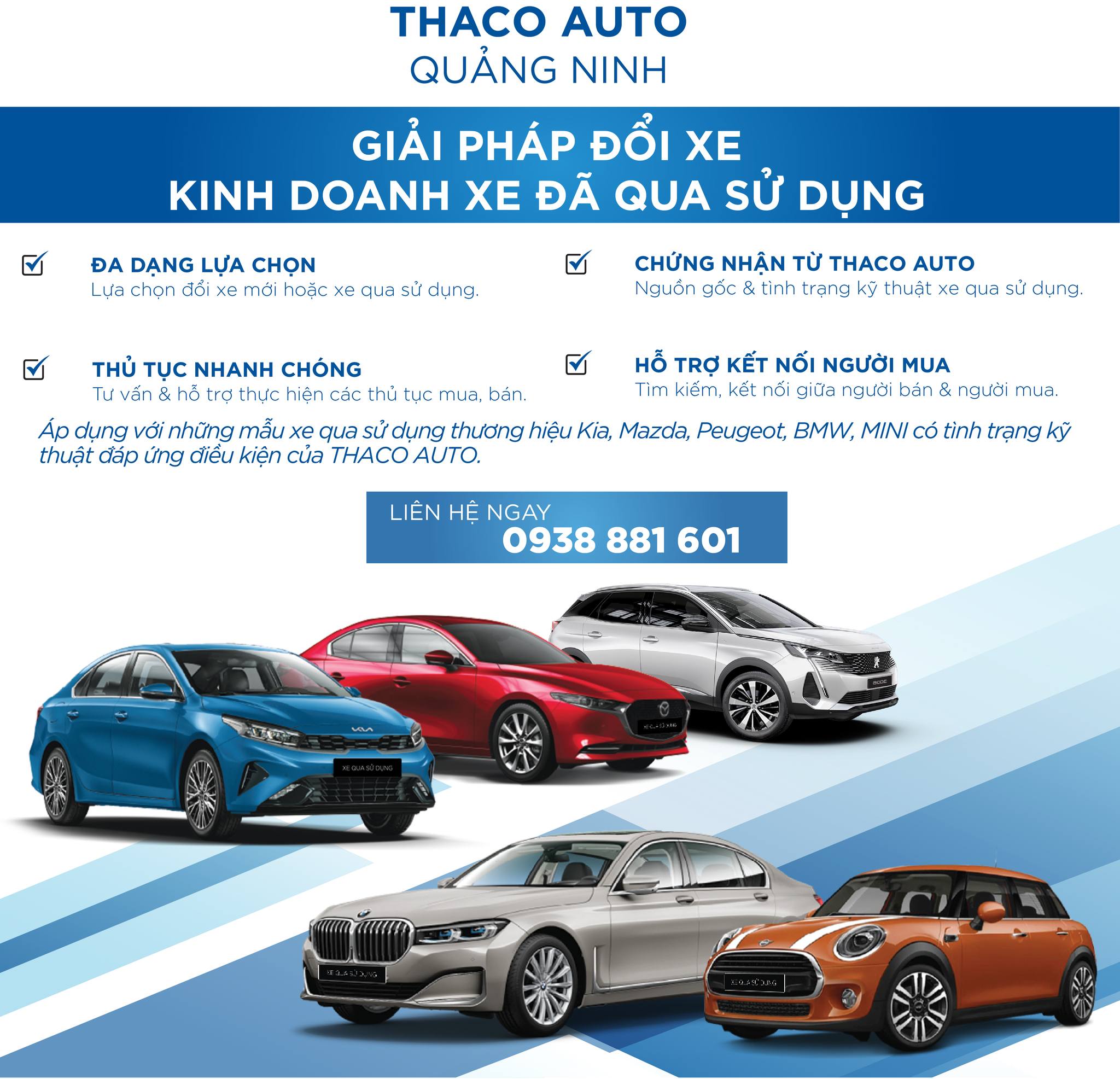 THACO AUTO QUẢNG NINH - GIẢI PHÁP ĐỔI XE & KINH DOANH XE QUA SỬ DỤNG